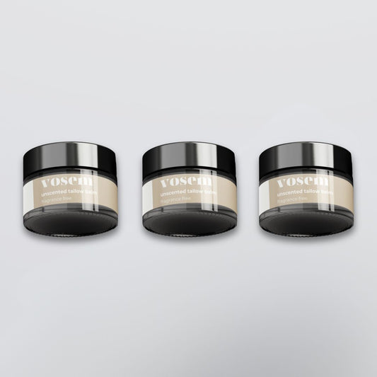 VOSEM Trio Без Аромат (Baby Balm) - 3 броя крем с телешка лой без аромат
