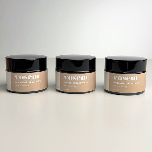 VOSEM Trio Без Аромат (Baby Balm) - 3 броя крем с телешка лой без аромат