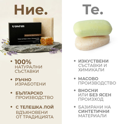 Сапун за Лице и Тяло с Телешка Лой